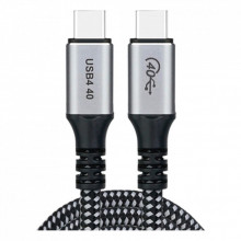 Дата кабель USB-C to USB-C 1.2m USB4.0 Gen3 240W (8K HDR) Choetech (XCC-1040-GY) (322400)