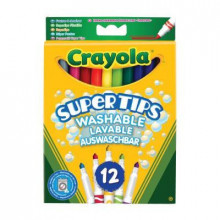 Набор для творчества Crayola 12 тонких фломастеров ярких цветов (7509) (201500)