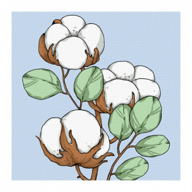 Картина по номерам Rosa Хлопок 15 х 15 см, с мольбертом (4823098540618) (270010)