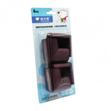 Поролоновые защитные углы на мебель MGZ-0810(Black) 4 шт