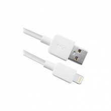 Дата кабель USB 2.0 AM to Lightning 1.0m white Defender (87496) (323210)