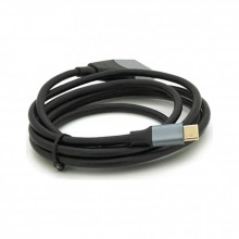 Кабель мультимедийный USB-C to HDMI M 1.8m 4K60Hz black Voltronic (YT-HDMI (M)-Type-C (M)-B) (320310)
