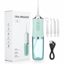 Ирригатор портативный электрический Oral Irrigator S3J2 для зубов Зелёный (340310)