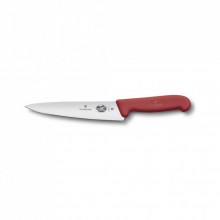 Кухонный нож Victorinox Fibrox Carving 25 см Red (5.2001.25) (288410)