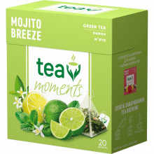 Чай Tea Moments Mojito Breeze зеленый 20х1.8 г пирамидки (tm.00339) (323710)