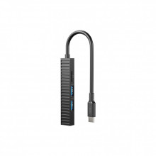 Концентратор XO USB-C 4-in-1 порти XO HUB014B.black (HUB014B.black) (321120)