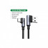 Дата кабель USB 2.0 AM to Type-C 1.0m US176 Both Angled 3A (Black) UGREEN (20856) (341120)