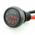 Автомобильный термометр - вольтметр - USB VST 706-1 (210420)