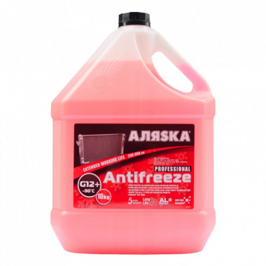 Антифриз Аляsка -30 G12+ червоний 10л (9006) (242520)