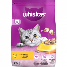 Сухой корм для кошек Whiskas с курицей 800 г (5998749144367) (207720)
