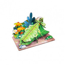 Деревянный пазл 3D "Phylliidae" 68038W 58 деталей