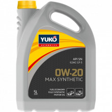 Моторное масло Yuko MAX SYNTHETIC 0W-20 5л (4823110400920) (247720)