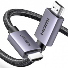 Кабель мультимедийный HDMI M to HDMI M 3.0m V2.0 4K60Hz HD153 black Ugreen (25300) (320720)