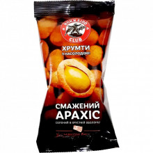 Орехи Hokkaido Club Арахис жареный соленый в хрустящей оболочке со вкусом бекона 60 г (4820172442370) (323720)