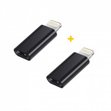 Переходник USB-C F to Lightning M 2PCS black XoKo (XK-AC015-BK2) (319820)