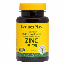 Минералы Natures Plus Цинк 30 мг, 90 Таблеток (NTP3641) (302920)