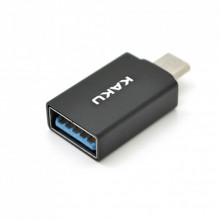 Переходник USB 3.0 AF to Micro 5P M OTG black iKAKU (KSC-533) (319920)