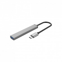 Концентратор Orico Type-C to USB3.0, 2xUSB2.0, TF (AH-12F-GY-BP) (CA913541) (320920)
