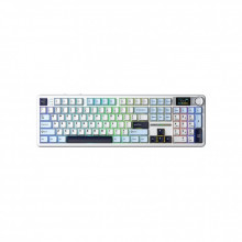 Клавиатура Aula F108 Pro Reaper Switch USB/Bluetooth/2.4G White (6978080501318) (345920)