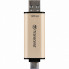 USB флеш накопитель Transcend 128GB JetFlash 930 Gold-Black USB 3.2/Type-C (TS128GJF930C) (237130)