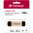 USB флеш накопитель Transcend 128GB JetFlash 930 Gold-Black USB 3.2/Type-C (TS128GJF930C) (237130)