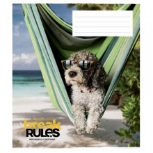 Тетрадь общая "Break rules" 036-3220K-3 в клетку 36 листов