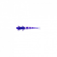 Силикон рыболовный FishUP Flit 2" 060 - Dark Violet/Павлина&Silver (9шт/уп) (1864.03.24) (282230)
