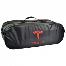 Сумка-органайзер Poputchik в багажник Tesla черная (03-049-2Д) (299230)