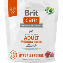 Сухой корм для собак Brit Care Dog Hypoallergenic Adult Medium Breed гипоаллергенный с ягненком 1 кг (8595602559039) (323230)