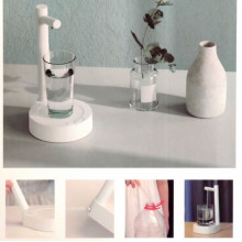 Аккумуляторная помпа для воды, настольный диспенсер X115 Table Water Белая (188530)