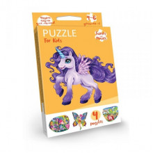 Детские развивающие пазлы "Puzzle For Kids" PFK-05-12, 2 картинки
