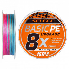 Шнур Select Basic PE 8x 150m Multi Color 0.8/0.12mm 14lb/6kg (1870.31.43) (202630)