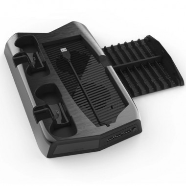 Вертикальная подставка для Sony PlayStation PS5 с отделением под диски (253830)