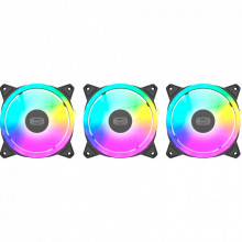 Кулер для корпуса PcCooler F3 T120 ARGB 3 in 1 Black (235240)