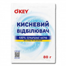 Отбеливатель O'KEY Кислородный 100% 80 г (4820049384260) (345240)