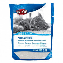 Наполнитель для туалета Trixie Simple'n'Clean силикагелевый впитывающий 2.3 кг 5 л (4011905040264) (323340)