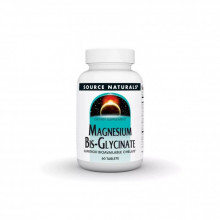 Минералы Source Naturals Магний Бисглицинат, Magnesium Bis-Glycinate, 60 таблеток (SN2131) (342340)
