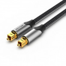 Кабель мультимедийный Optical Toslink 1.0m gray Vention (BAVHF) (344340)