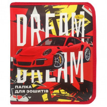 Папка для тетрадей на молнии "Dream sport car" АП-1001-5 Папка для тетрадей на молнии "Dream sport car" АП-1001-5