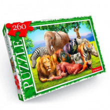 Пазл "Животные Африки" Danko Toys C260-13-07, 260 эл.