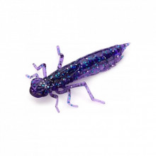 Силикон рыболовный FishUP Dragonfly 1.2" 060 - Dark Violet/Peacock&Silver (10шт/уп) (1864.04.85) (281940)