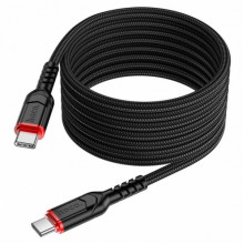 Кабель для зарядки HOCO X59 Type-C to Type-C Victory 60W data cable 2м Черный (342940)