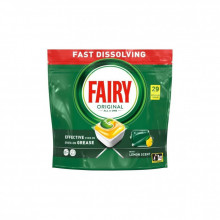 Таблетки для посудомоечных машин Fairy Все-в-1 Original Лимон 29 шт. (8006530115711) (346050)