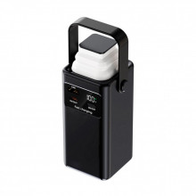 Батарея универсальная TheGeneral 20000mah Glim, 22.5W Fast Charge PD Lamp Black (40012919-01) (343250)