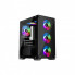 Корпус 1stPlayer X2-M-BK-4F1 (319950)