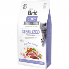 Сухой корм для кошек Brit Care Cat GF Sterilized Weight Control 7 кг (8595602540785) (323060)