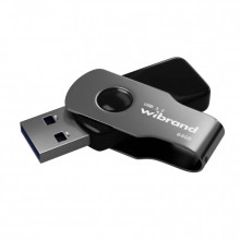 USB флеш накопитель Wibrand 64GB Lizard Black USB 3.2 Gen 1 (USB 3.0) (WI3.2/LI64P9B) (202260)