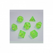 Набор кубиков для настольных игр Games 7 Days Transparent 7 Dice Set - Light green (g7dtran13) (269360)