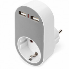 Зарядное устройство Digitus Universal USB + Power Socket (DA-70617) (321460) Зарядное устройство Digitus Universal USB + Power Socket (DA-70617) (321460)