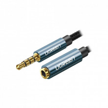 Кабель мультимедийный 3.5mm M to 3.5mm F 2.0m AV118 blue Ugreen (40675) (320560) Кабель мультимедийный 3.5mm M to 3.5mm F 2.0m AV118 blue Ugreen (40675) (320560)